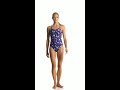 arena women’s shattered glass challenge maxlife thin strap open back one piece... swimoutlet.com