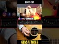 Dont' Cry - Guns N' Roses (Intro With Tabs) #shorts