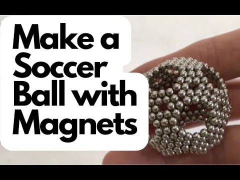 How to make a soccer ball with magnetic bucky balls How to make a soccer ball with magnetic bucky balls