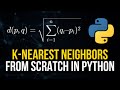 K-Nearest Neighbors Classification From Scratch in Python (Mathematical)