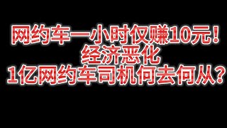 1小时赚10元，深度内卷，2亿人灵活就业，网约车外卖员，中国经济持续恶化