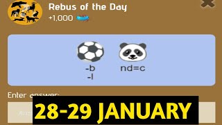 Rebus Of The Day Zoo 28 January | Zoo Rebus Of The Day Code | Rebus Of The Day Zoo