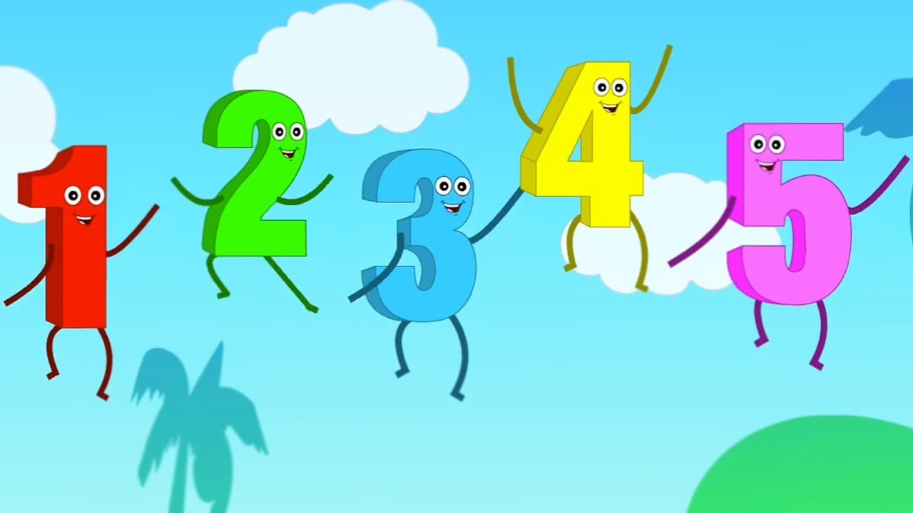 Five Little Numbers | Numbers Song 123 | Nursery Rhymes | Baby Songs ...