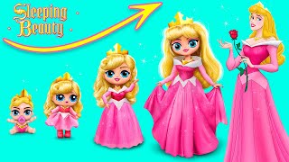 Princess Aurora Growing Up! 31 LOL Surprise DIYs