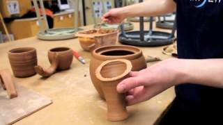 Teapot: attaching a spout