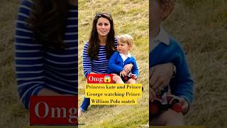 Princess kate and Prince George Watching Prince William royal Polo match UK #shorts #katemiddleton