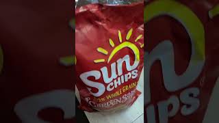 Sunchips!! Garden Salsa Flavored, 100% Wholegrain, delicious savory snack #shorts