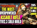 The Division 2 | THE BEST SOLO PVE BUILD | GOD MODE EAGLE BEARER | DPS TANK ASSAULT RIFLE PVE BUILD