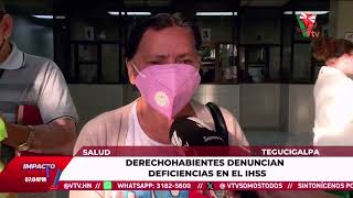 Deficiencias en el IHSS perjudica a derechohabientes