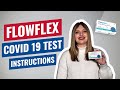 FLOWFLEX COVID 19 TEST INSTRUCTIONS