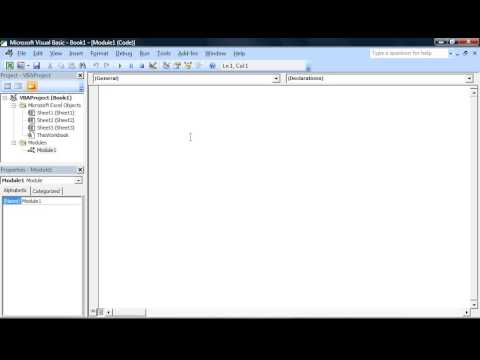 Excel VBA Beginner Tutorial - Introduction to the Visual Basic Editor Excel VBA Beginner Tutorial - Introduction to the Visual Basic Editor