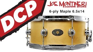 Video Demo: Montineri Custom 6 ply Maple Snare Drum 6.5x14 - Satin Blonde Finish