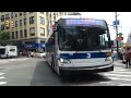 nyc bus flushing bound xd40 7435 q44 sbs at main st 39 av