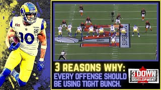 3 Reasons Every Offense should use TIGHT BUNCH FORMATIONS