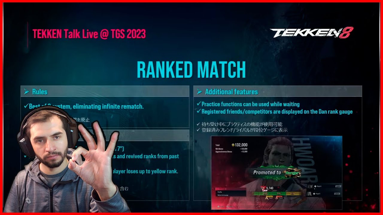 #tekken8 . Sistema De Ranked (rangos). Malas Noticias... - YouTube