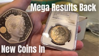 Latest NGC MEGARESULTS and some new coins come in for NGC submission lets take a look