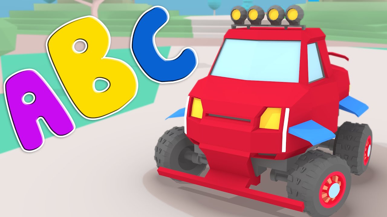 ABC ALPHABET MONSTER TRUCK | ENGLISH FOR KIDS - YouTube