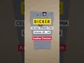 DICKER Celana Pendek Pria Premium - Aliez Shop