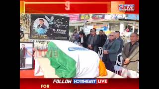 Manipur Mourns Passing Of  NPP MLA N Kayisii, Condolence Service Conducted At Senapati