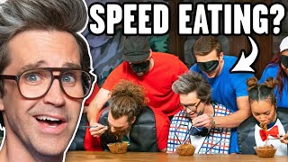 Blind Speed Eating Challenge