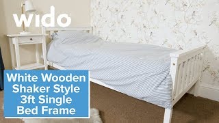 Wido Single Wooden Bed Frame Product Video (BED1)