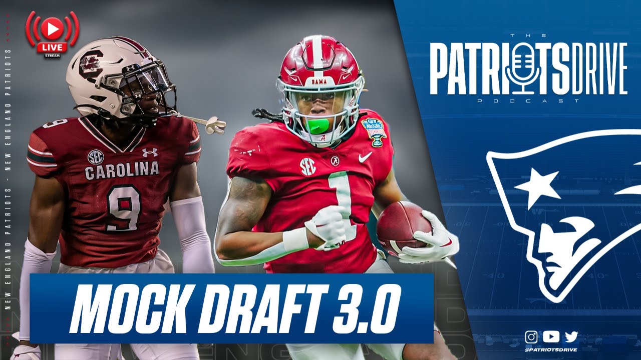 LIVE: Patriots 7 Round Mock Draft 3.0 W/@PatsGlobal - YouTube