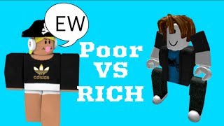 Roblox Social Experiment Poor Vs Rich