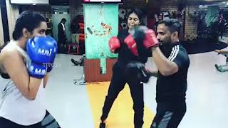 Actor Rajasekhar Daughters Kickboxing Training | Sivani, Sivatmika