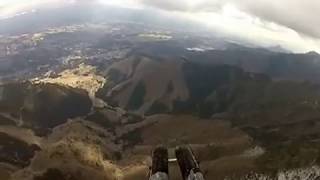 パラグライダーin朝霧 paragliding around Mt.Fuji