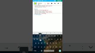 Adding a button to our app [AIDE tutorial]