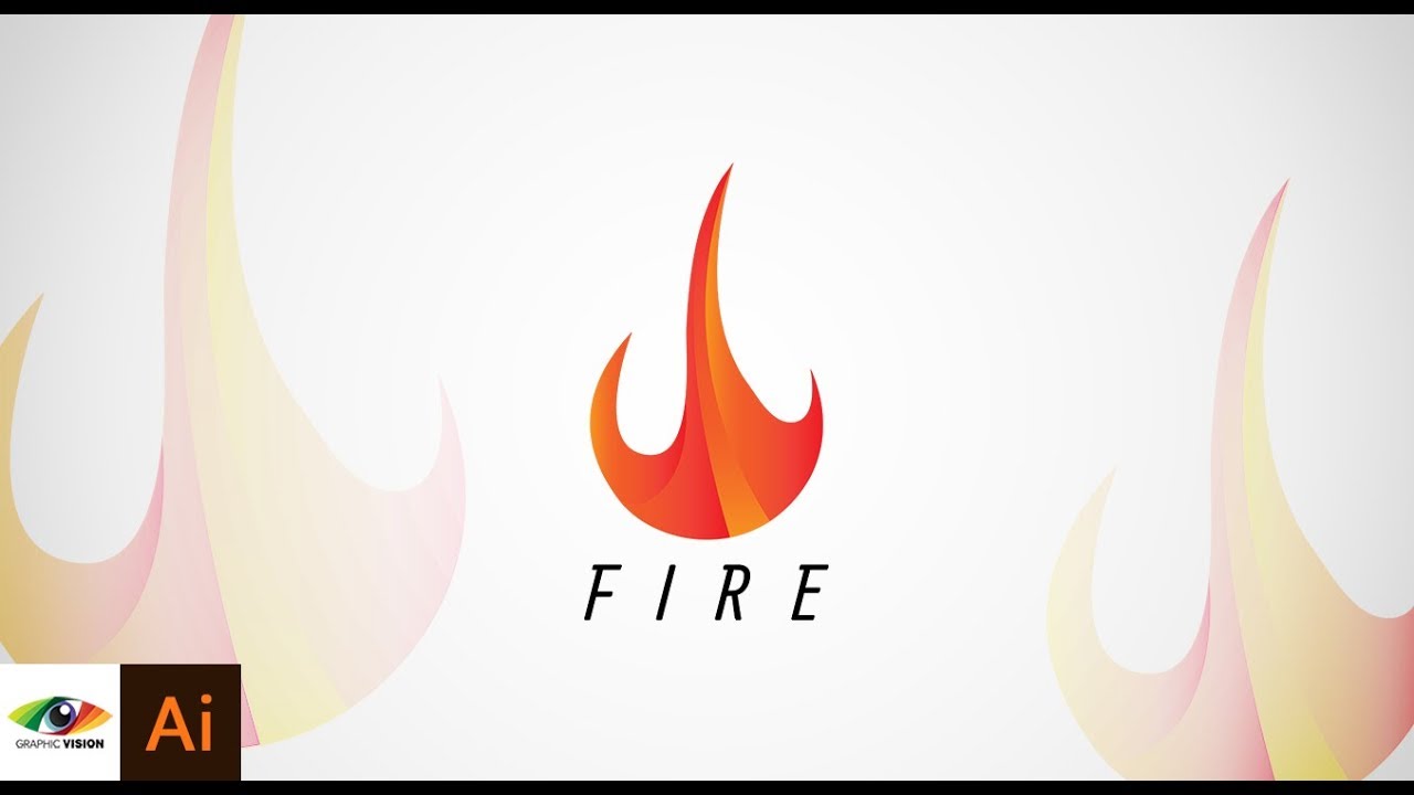 Adobe Illustrator Tutorial How To Create A Fire Logo Design Youtube