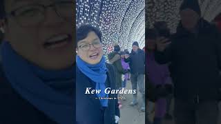 영국 왕실 식물원 큐가든 Christmas at Kew Gardens #여행유튜버 #런던여행