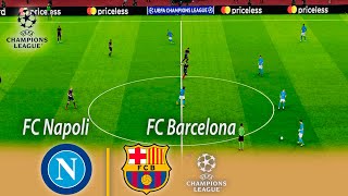 Barcelona vs Napoli | UEFA Champions League Round 16 Full Match - PES 21