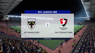 FIFA 22 | AFC Wimbledon vs Cheltenham Town - EFL League One | Gameplay