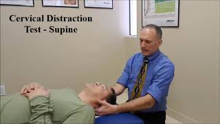 Cervical Distraction Test: Supine