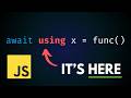 This New JavaScript USING Keyword Will Make Your Code 10x Cleaner!