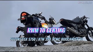 First Genting Ride with Suzuki GSX S750 | KTM 390 | CMC BUCCANEER V1