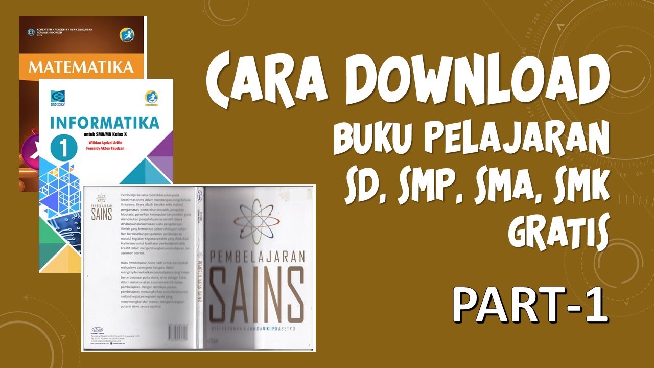 Cara Download Buku Pelajaran Gratis - Part 1 - YouTube