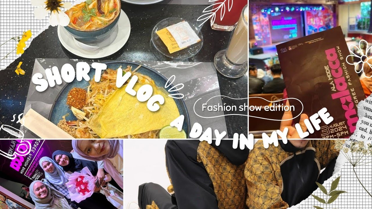 Vlog E02 Fashion Show Day Youtube