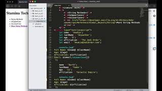 JavaScript 04: Learn to use String Methods, toUpperCase and toLowerCase.