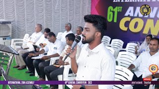 Ellam Thakarnnu  II Song 27 II International Zion Assembly II 61st General Convention 2023  II DAY 2