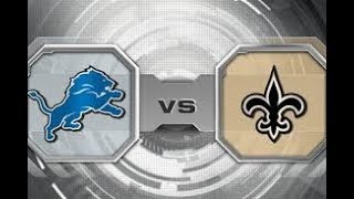 Detroit Lions Vs New Orleans Saints Week 5 Hype