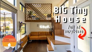 Couple's STUNNING Tiny House! Ditched NYC rent for simple living