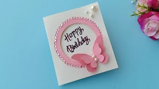 Cute & Easy Birthday Greeting Card Idea / Handmade easy card Tutorial