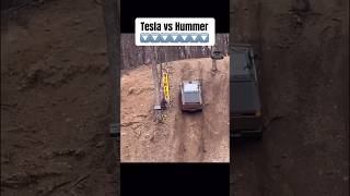 Hill test: Hummer vs Cybertruck #cybertruck #hummer