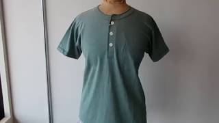 ～KARBE動画～【DAPPER'S】STANDARD HENLEY TEE