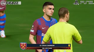 FIFA 22 PS5 - Barcelona vs West Ham United Ft. Morata, Torres, | UEFA Europa League 2022 | Gameplay