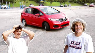 Surprising Rich Kid with Car!