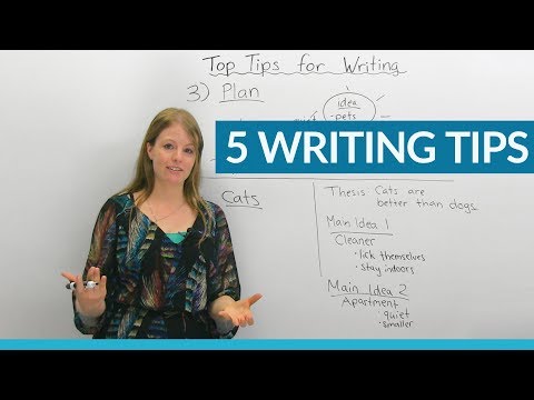 My TOP 5 Writing Tips (for all levels) My TOP 5 Writing Tips (for all levels)