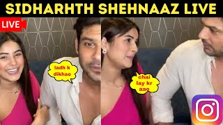 Sidharth Shukla & Shehnaaz Gill's Live Instagram Video